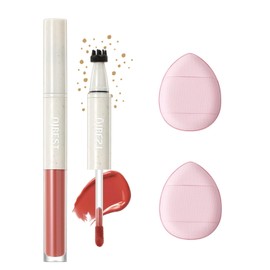 2-in-1 Freckle Blush Pen, Natural Light Brown Liquid Freckle Stamp and Liquid Blush for Cheeks,Long Lasting and Waterproof Freckles-blush Pen (03#)