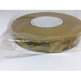 ALLTAPESDEPOT ATG Transfer Gun Double Side Refill Tapes, Reverse Wound Adhesive Transfer Tape Acid Free Gold Paper Liner ATG-7502, 1/2" x 36YD Pack of 1
