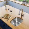 MONSINTA Bar Sink, 15 Inch Undermount Kithcen Sink, 15" x