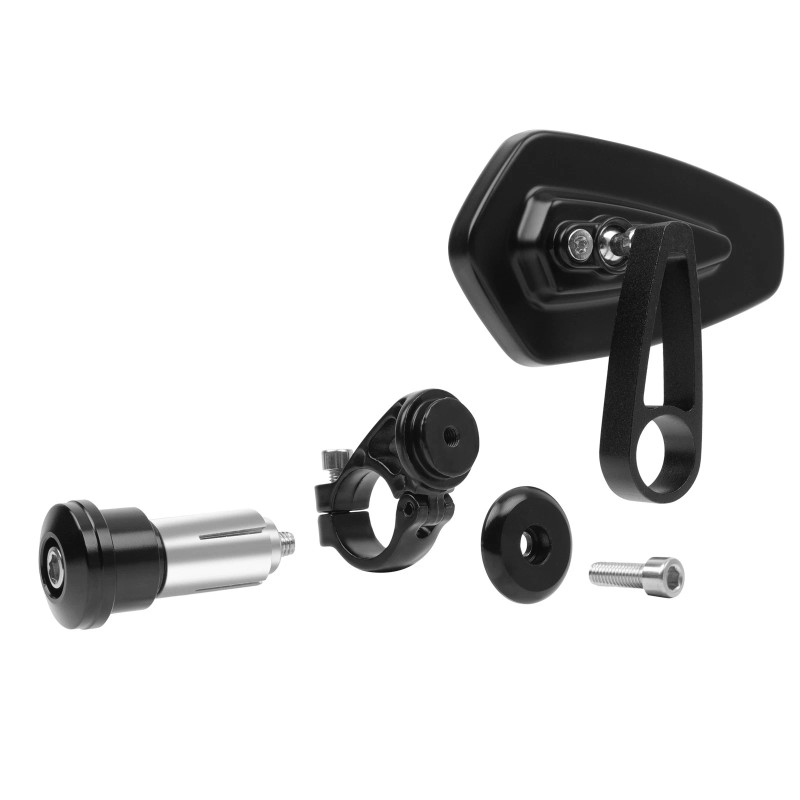 KEEPDSGN 7/8" 22mm Handle Bar End Mirrors Rearview For Suzuki