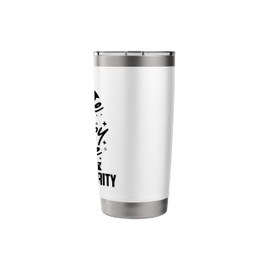 Can't Have a Happy Life Without Cybersecurity Stainless Steel Insulated Tumbler