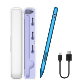 Stylus for ASUS Zenbook Flip/Pro/ASUS Vivobook Flip/Pro/Duo/Notebook, MPP 2.0 Tilt-Active Pen with 4096 Levels of Pressure Sensitivity, Convenient Storage Case, Supports Type-C Fast Charging (Blue)