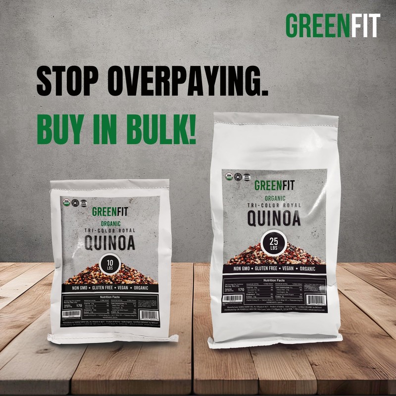 Royal Organic Tri Color Quinoa | OA Quinoa Now Greenfit