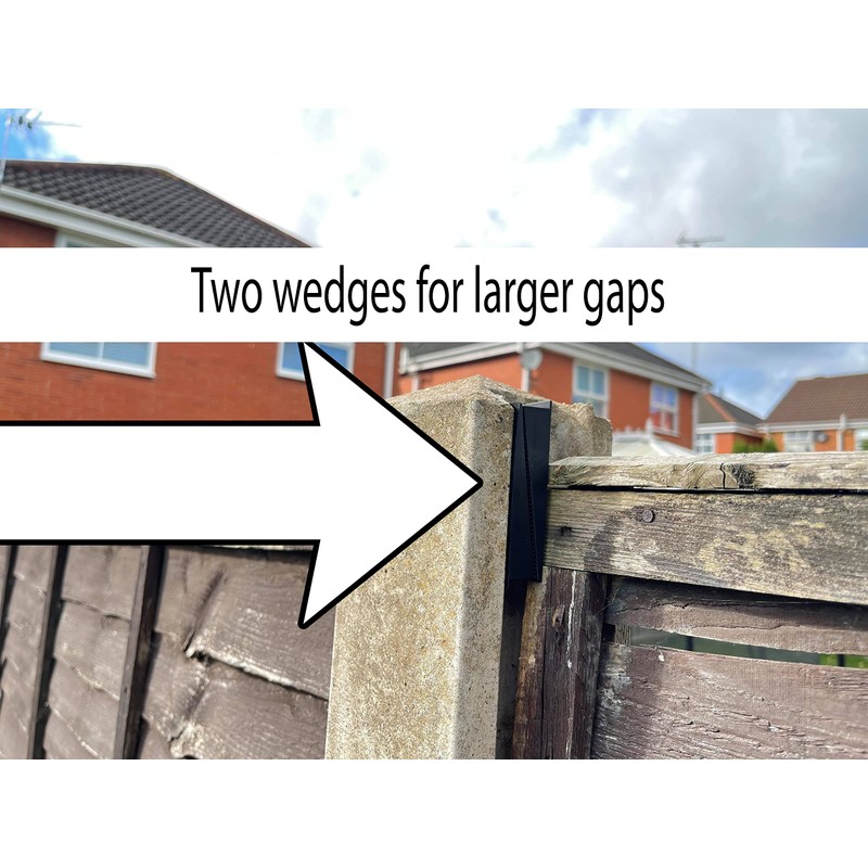 Fence Panel Wedges Grips Stops Banging Rattling Noise Stoppers Pack