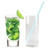 24Pcs Reusable Drinking Straw by WerkaSi, 10.6-inch 12Pcs Long Clear