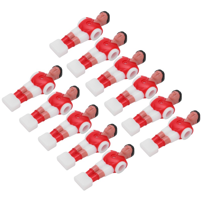 11pcs Football Player Soccer Games Mini Humanoid Plastic Doll Table