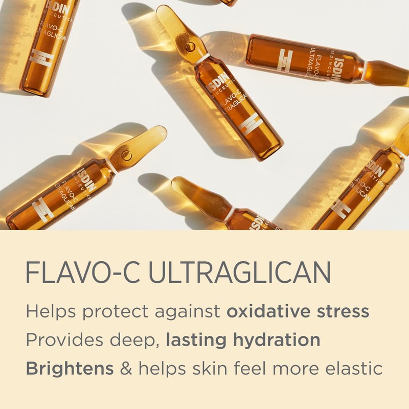 ISDIN Isdinceutics Flavo-C Ultraglican Antioxidant Day Serum (30 ampoules)