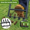 FIMXSD Manual Lawn Aerator Tool, Heavy Duty Detachable Iron Grass