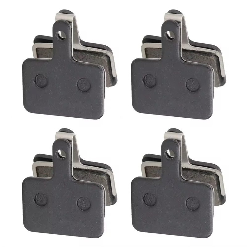 Bicycle Disc Brake Pads, Semi-Metallic, Black (2 pairs)