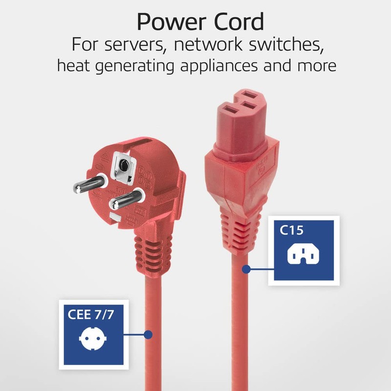 ACT Warming Device Cable CEE7/7 to C15, 2 m Power