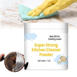 Super Strong Kitchen Cleaner Powder,Heavy Kitchen Duty Degreaser, 2024 Powerful Kitchen All-purpose Powder Cleaner Stainless Steel Cleaning,Powerful Kitchen all Purpose Powder Cleaner-7OZ (1PCS)