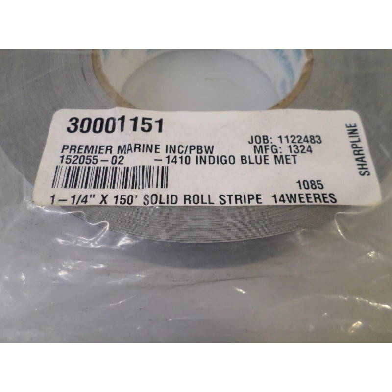 SHARPLINE 1 1/4" x 150' INDIGO BLUE METALLIC - PONTOON