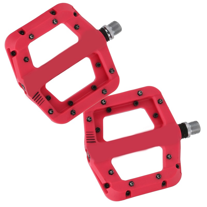 Enlee 2pcs Mountain Bike Pedals NonSlip Nylon Fiber Lightweight Bicycle