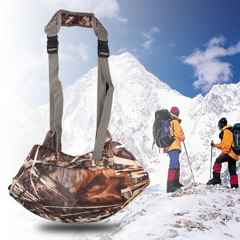 Outdoor Camo Multi Function Windproof Neck Hanging Gloves Hunting Bag