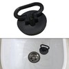 2 Pieces Plastic Sink Plug with Easy Lift Grab Handle,Anti-Smell