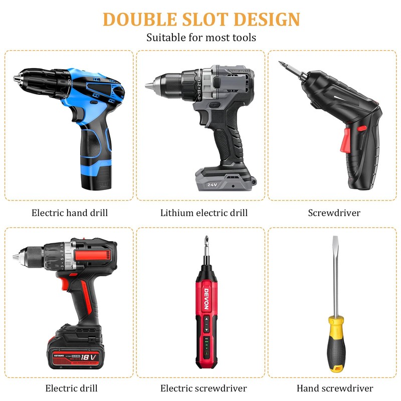 9 PcsMagnetic Screwdriver Bits, High Magnetic Screwdriver Drill Bit Set,