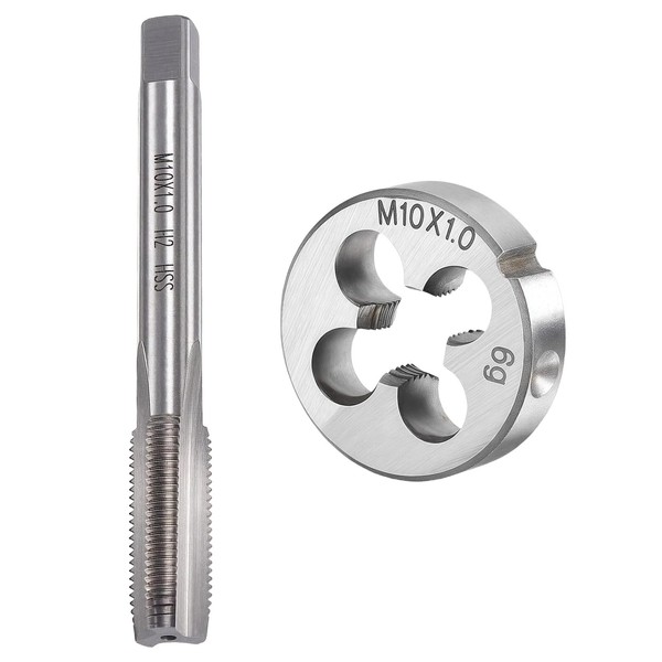 LUMOOM Tap M10 x 1, HSS Tap Threading Die Metric