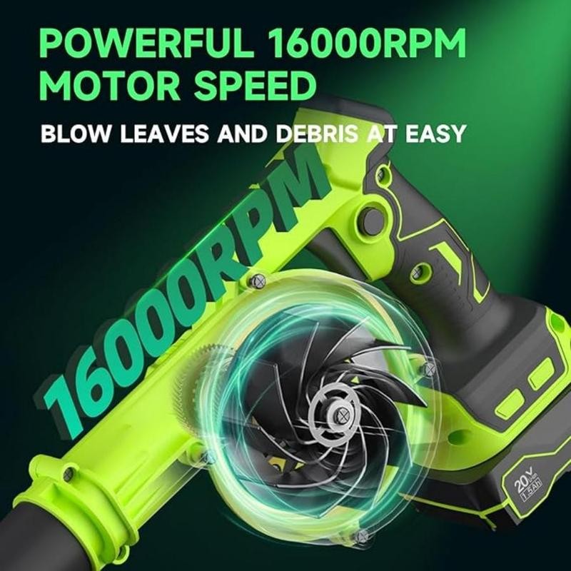 PULITUO Cordless Leaf Blower with 4.0Ah Battery and Charger Lightweight