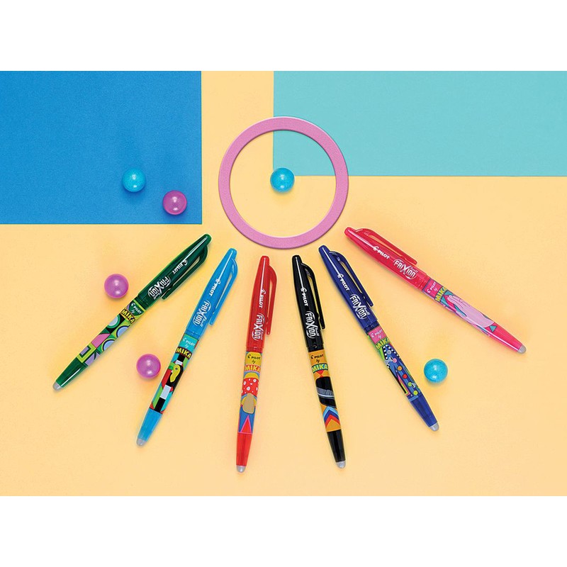 Pilot FriXion BALL 07 MIKA design Erasable Pen Black Ink