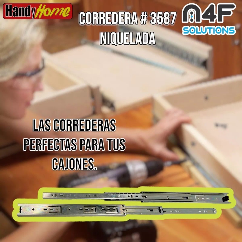 Handyhome Corredera Handy Home 30cm X 3.5cm 2 Paquetes 4