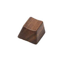 YMDK Wooden Keycap Solid Walnut Wood Keycap Novelty Keycaps Spacebar Esc Arrow Keys OEM Profile for Cherry MX Mechanical Keyboard (Esc R4 1 Key)