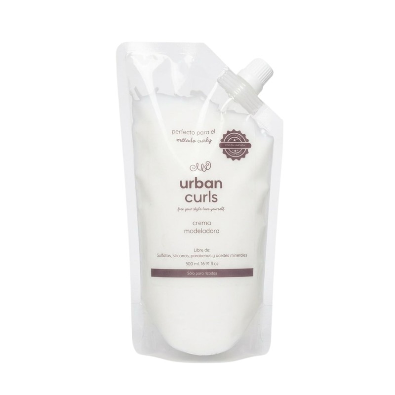 URBAN CURLS Crema Modeladora para Cabello Rizado 500 ml –