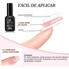 CHERIMOYA Kit de Base Coat Permanente Rubber, Set de 3