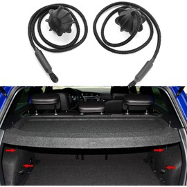 2 Uds Cuerda Maletero Coche Universales, Correa Para Bandeja De Paquetes De Coche,cuerda Del Estante De Maletero Trasero - Cuerda Para Estante De Paquete De Coche,maletero Fijación Correa Para Coche