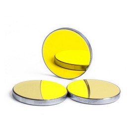 Cloudray Laser Mirror Si Reflective Lens Gold Plated Mirror 20mm for CO2 Laser Engraving Cutting Machine, Dia 20mm 3PCS