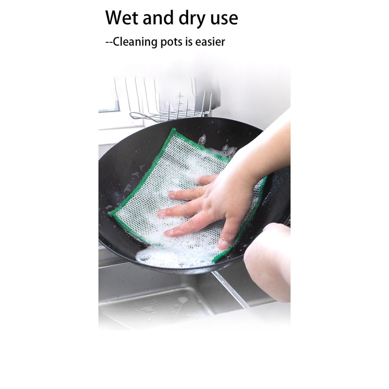 Generic Wire Dish Washing Rags, Multi-Purpose Wire Dish Cloth, Scratch
