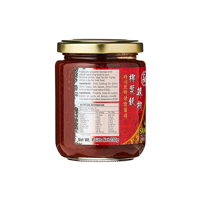 Sing Long Nasi Lemak Sambal Chili ,230g