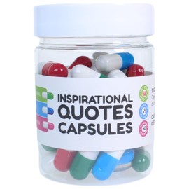 Infmetry Inspirational Quotes In Capsules Gifts For Women Unique Self Care Positive Affirmation Messages Gift For Her (Mixed Color Positive 50pcs)