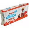 Kinder 10 x KINDER DELICE Soft Chocolate Bars with Cocoa