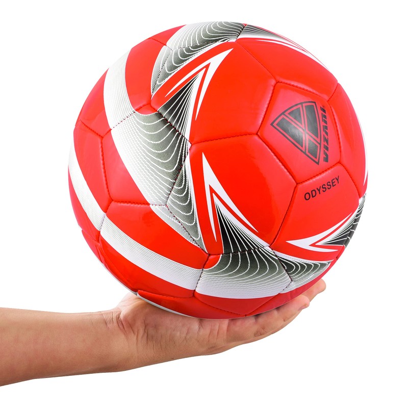 Vizari Sport USA Odyssey - Pelota de fútbol, Color Rojo,