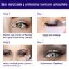 150Pcs Makeup Eye Pad Stickers Useful Eyeshadow Stencils Pads Half-Moon
