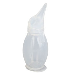 Baby Nasal Aspirator Easy Cleaning Flexible Safe 75ml Capacity Silicone Baby Nose Sucker for Daily Use