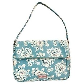 Cath Kidston Elvington Rose Blue Fold Over Top Bag Handbag