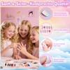 Pack of 192 Children's Short Shiny Press On Nails, Gradient