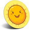 Destination Vinyl ltd Magnet for Refrigerator, Fridge - Cute Sun