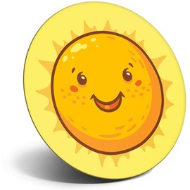 Destination Vinyl ltd Magnet for Refrigerator, Fridge - Cute Sun Moon Space Planets for Office, Cabinet and Whiteboard, Magnetic Stickers, 2189