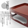 Lacquer Pludacter Butsuzen, 6.0 inch, Total Vermilion, 7-piece Set, Buddhist