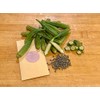 Clemson Spineless Okra Seeds, 100 Count, Non GMO Heirloom Garden