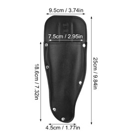 Tibapla Garden Pruner Sheath, Premium PU Leather Garden Scissors Case Sheath Pliers Holder for Belt, Pruning Scissor Cover for Gardening Tools Pliers Scissors Shears Clippers