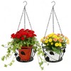 2 Pack Metal Plant Hanger with Ceiling Hook – Heavy