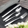 Ortodayes 4 Piece Portable Flatware Service for 1 Person, Hiking