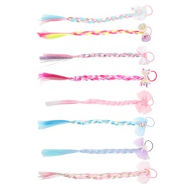 FOMIYES Fashion Boys and Girls Hair Extensions Pcs Girls Ponytail Extensions Decorative Clips Hair Wig Sets for Boy Girl