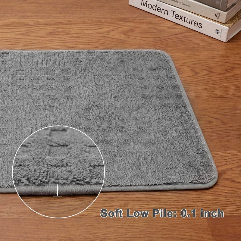 Thicken Bath Mats 30x20 Non-Slip Absorbent Bathroom Rug, Quick Dry