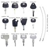 12Pcs Ignition Starter Key Set,Replacement Digger Keys Starter Switches,Suitable for