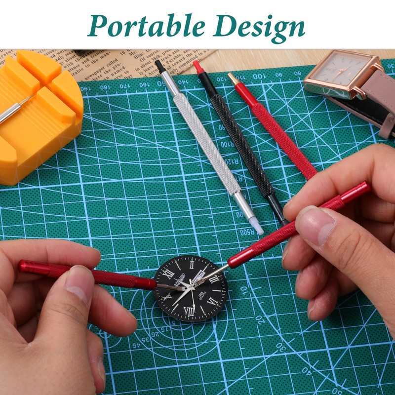 Aeaocvo 5 Pieces Clock Hand Repair Tool Set, Stainless Steel