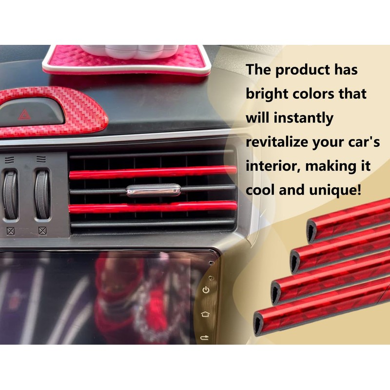 Emezddo Pack of 10 Car Air Vent Decoration, Ventilation Grille